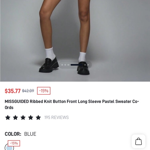 MISSGUIDED Ribbed Knit Sweater Set - Picture 5 of 7